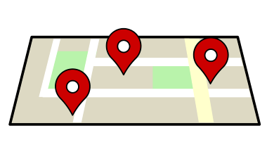 地点，地图，标志，定位，目的地，街道